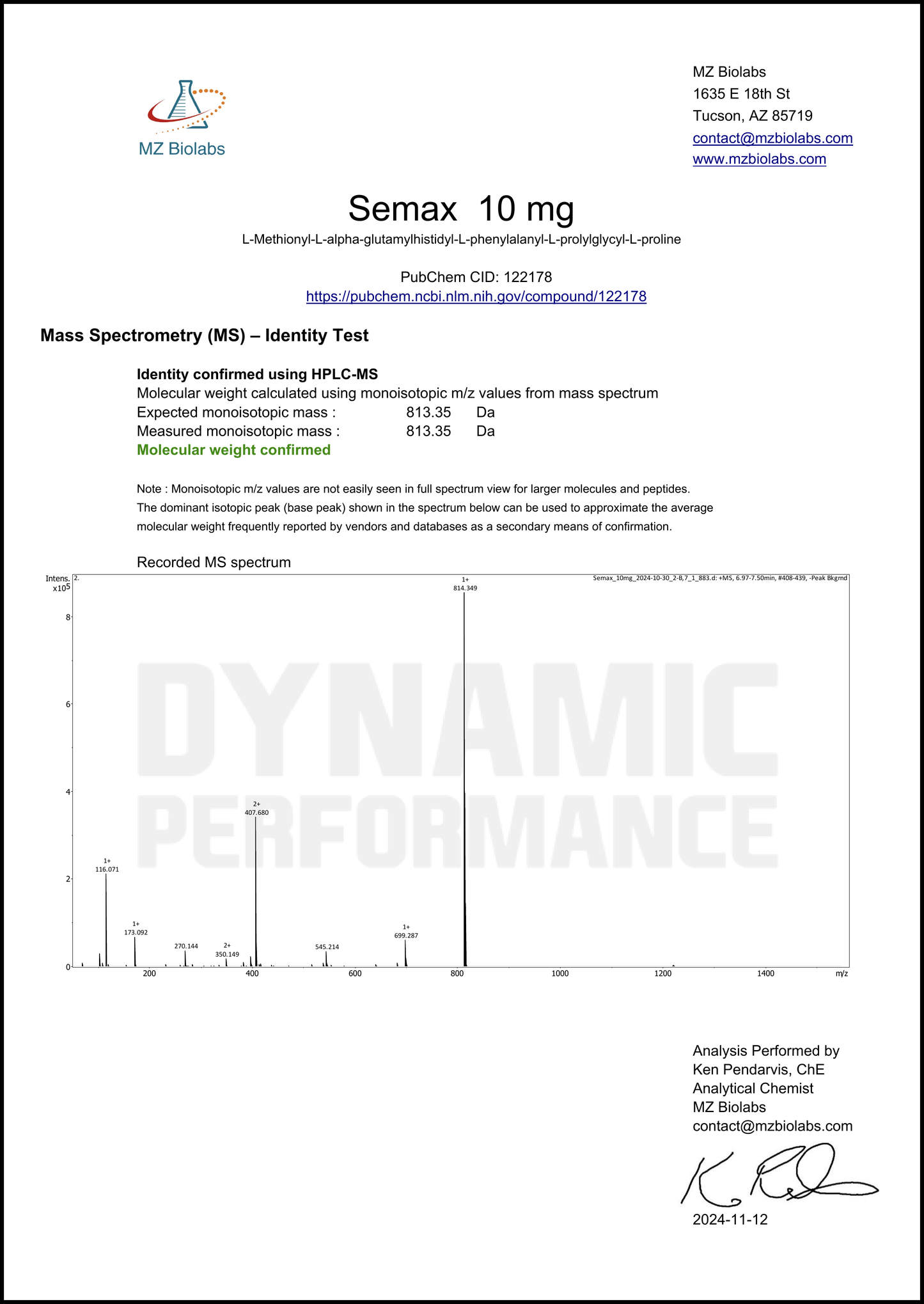Selank Peptide
